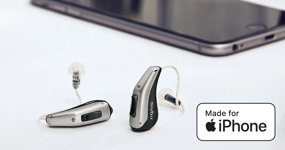 Как подключить слуховой аппарат к айфону Digital 48 Channels Signia Pure 13 7nx Ric Bte Hearing Aid - Buy Signia Pure 13 