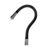 One Touch Tap Bendable Black Kitchen Faucet