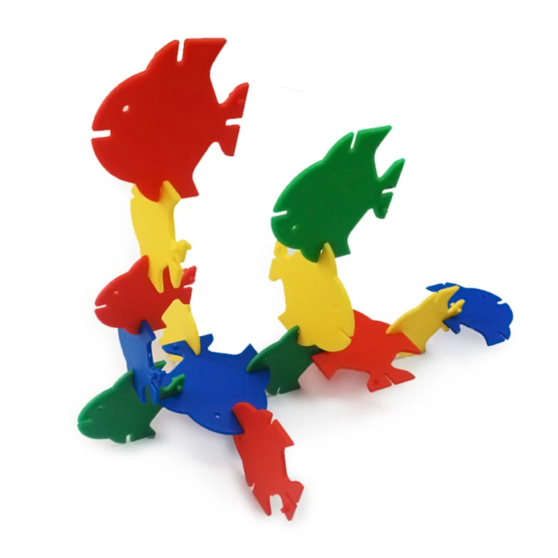 Gd Toy Connecting Blocks Tropical Fish Blocks;building Blocks Toys/plastic Connecting Toys/block