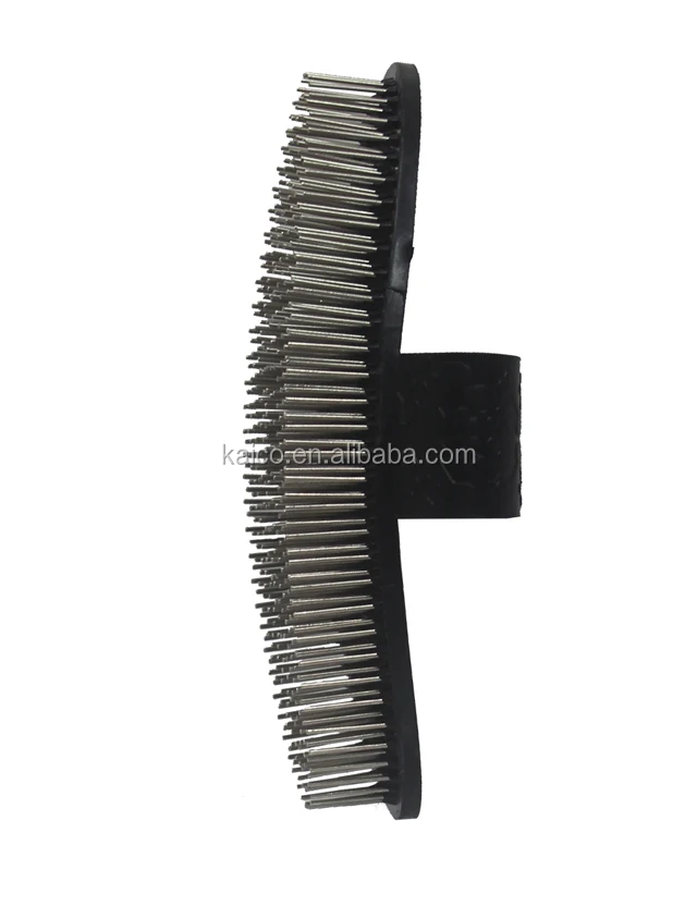 metal loop dog brush