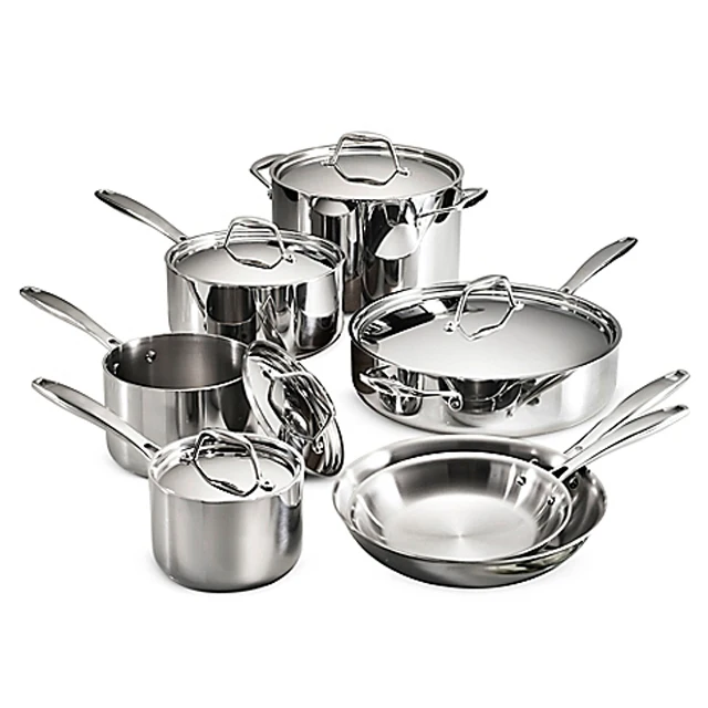 Highly Reliable Stainless Steel Cookware Set For Regular Use Buy
