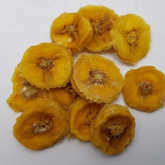 
Dried dehydrated banana slices coins from Thailand 