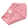 New Designing Customized Promotional 30x60cm Super Soft Microfiber Weft Knitted Green Wiping Rags Cleaning Cloth