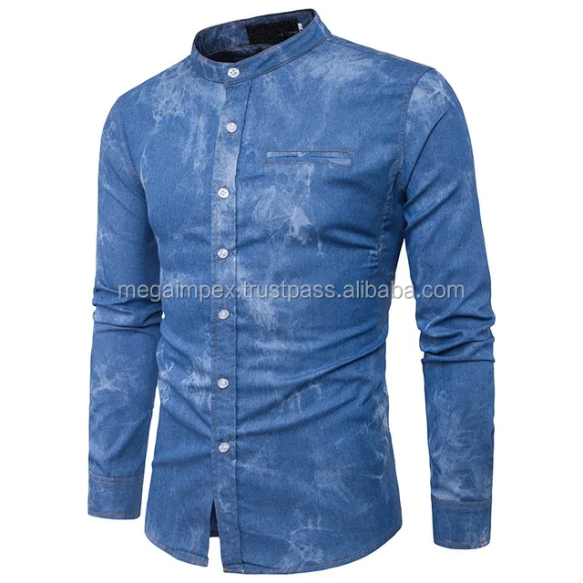 Design Your Won Men Best Style Denim Shirts Casual Shirts Formal Wear ...