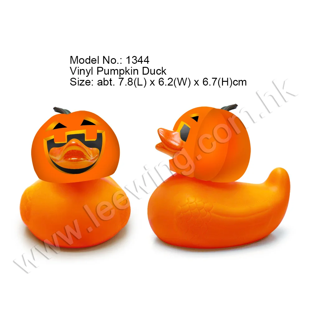 pumpkin rubber duck