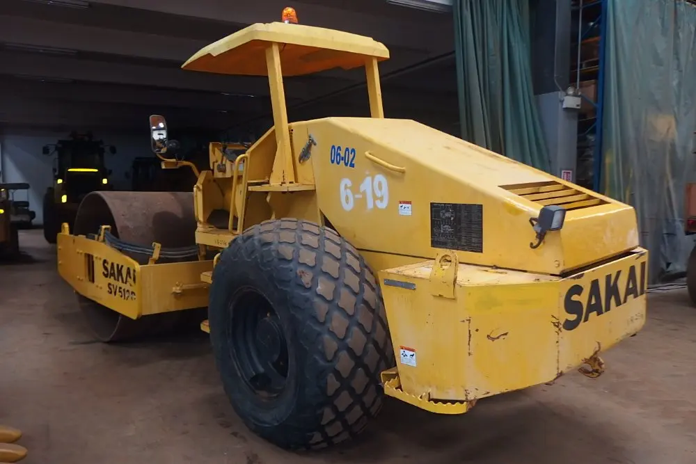 
USED SAKAI SV512D SINGLE DRUM COMPACTOR FOR SALE 