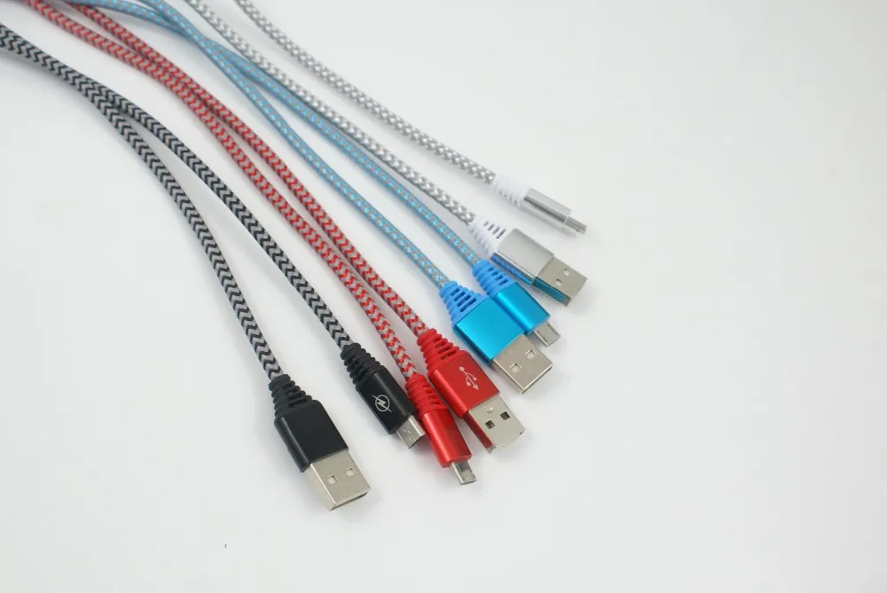 MIUSB High Quality 2A Micro USB Cable 1M Fast Charger Denim Braided Cable For samsung huawei - ANKUX.COM