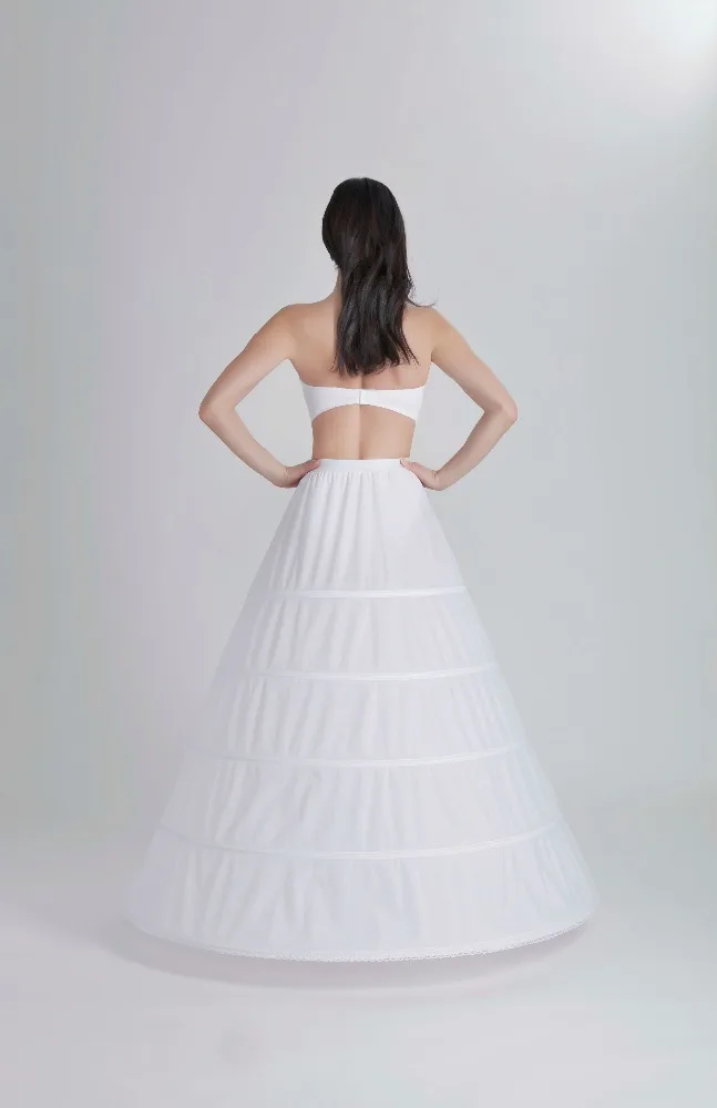 
Affordable Fluffy 5 Hoops Petticoat for Wedding Dresses 