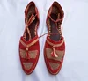 Raffia Flat Shoes For Woman