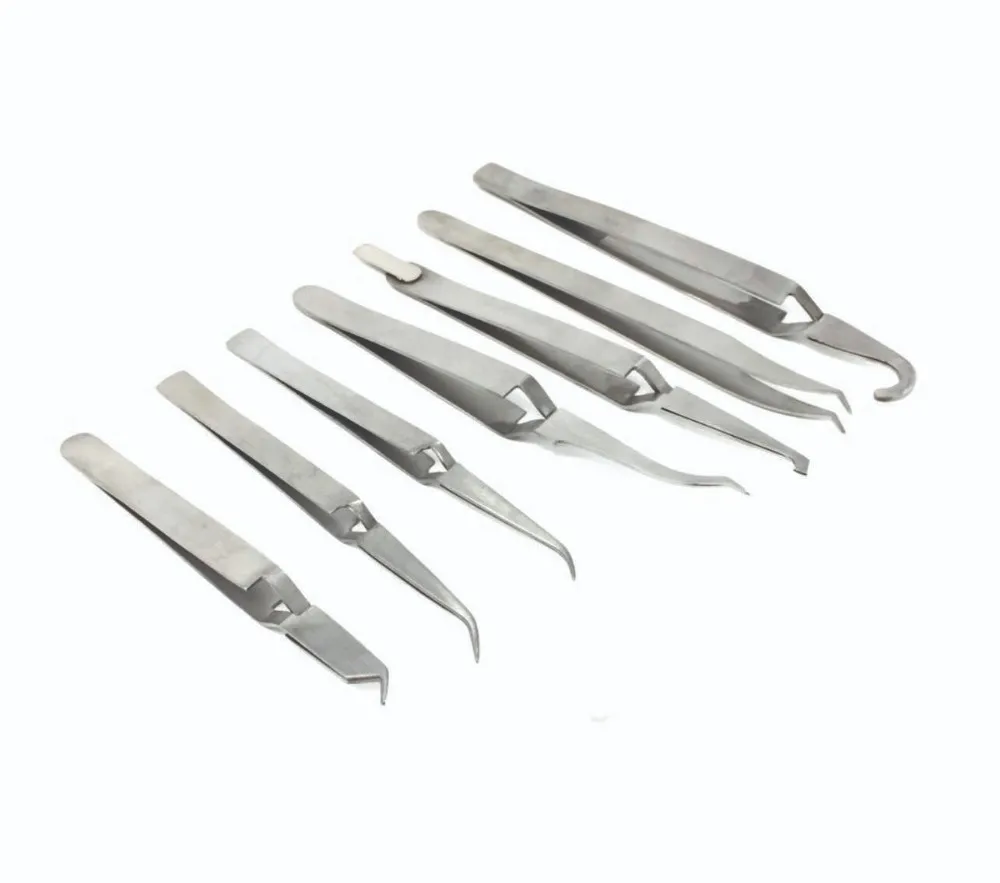 Orthodontic Dental Bracket Holding Tweezer For Posterior Back Teeth ...