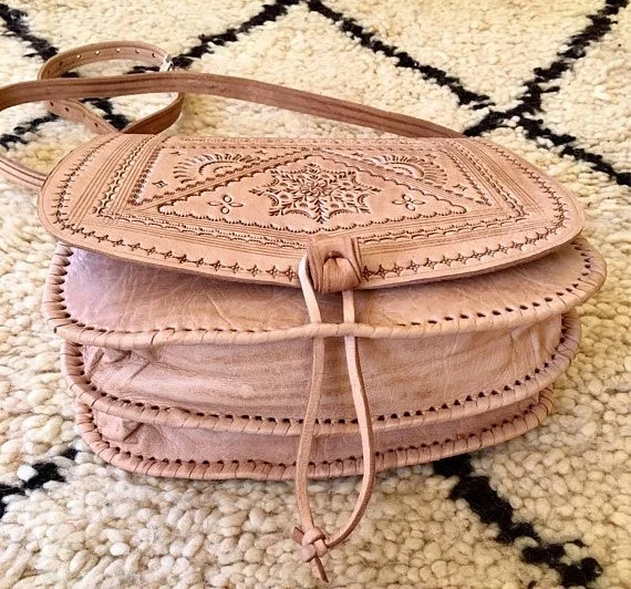 Moroccan Genuine Leather Shoulder Bag For Ladies Handbag At Low Price - Buy Leather Bag Morocco ...