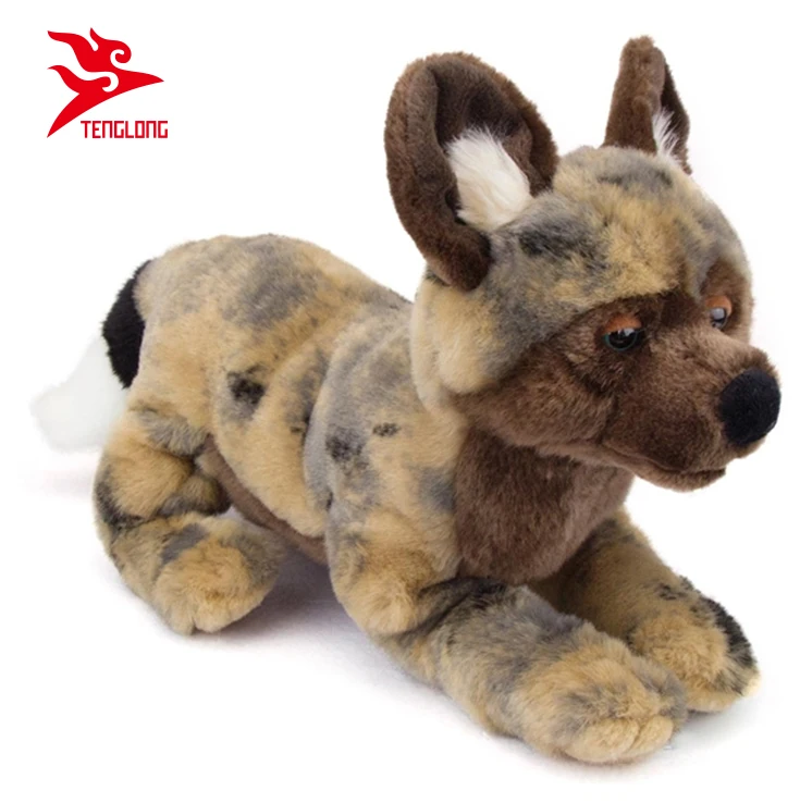 african wild dog plush