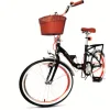 Italian Supplier City Bike with Foldable Pedals and comfortable saddle Bicycle for men