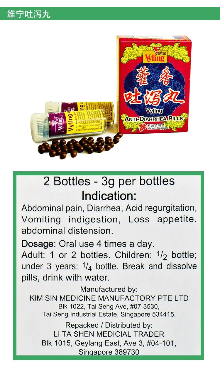 Traditional Chinese Medicine Anti-diarrhea Medicine Pills ...