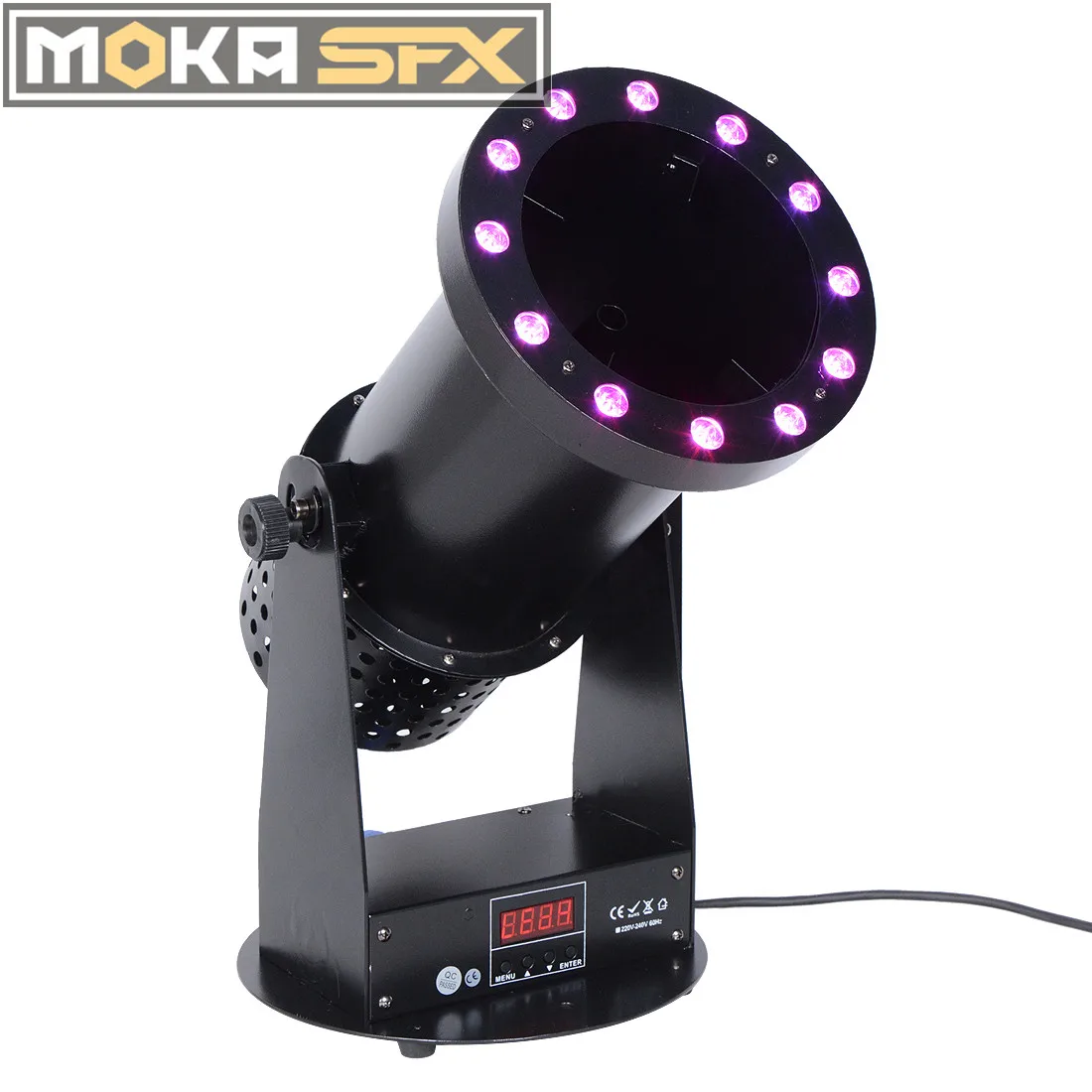 Led Confetti Blower 1500w 12led Dmx Remote Control For Party Wedding