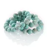 Matte 8 mm Round Stone Bead , Matte Real Natural Round Turquoise Stones Beads