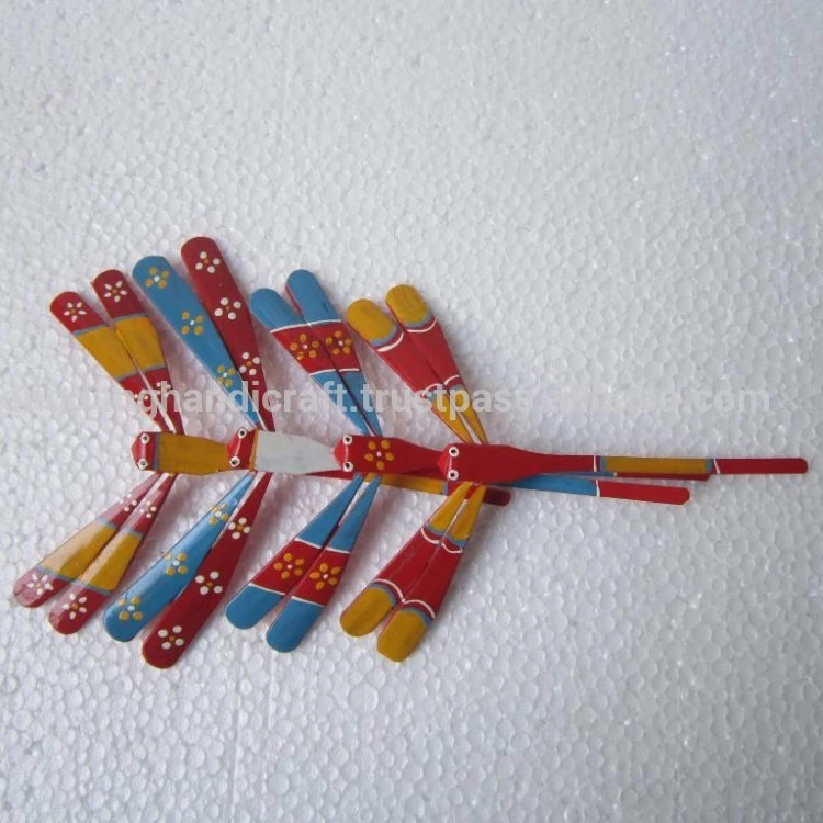 
Multicolor Bamboo balanced Dragonflies Vietnam 