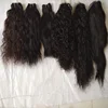 Wholesale virgin indian hair vendor human hair weave bundles unprocessed temple curly hair extension natural shine hairstyle