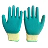 coated gloves latex/safety latex gloves/ green coated cheap latex gloves cotton coated gloves