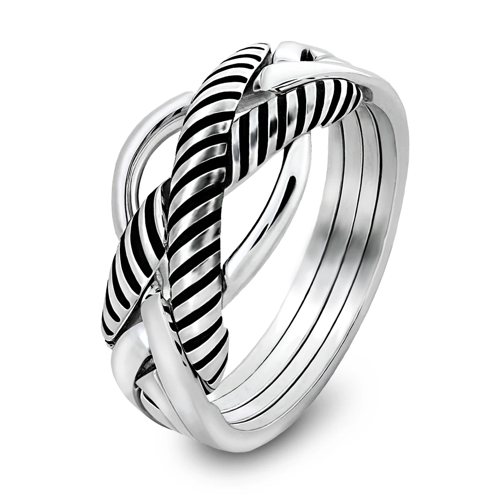 puzzle ring mens