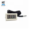 2040W Panel Mount Small LCD Digital Thermometer with External Sensor