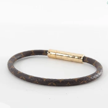 Used Designer Brand Lv M6334e Confidential Bracelet 19cm Louis Vuitton - For Store / Shop Owner ...
