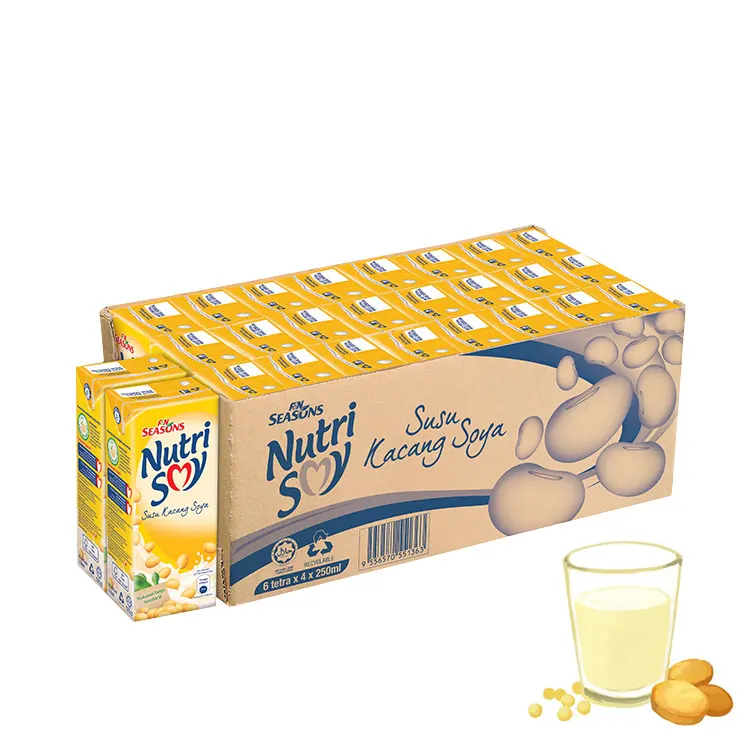 
F&N Milk Dairy From Malaysia 250ml Pure Soy Milk 