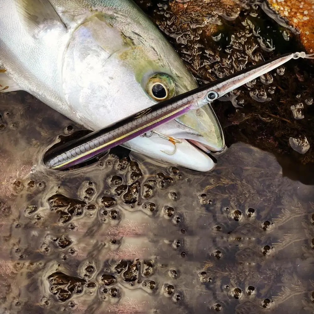 

topwater handmade pencils Stylo floating needlefish baits, Vavious colors