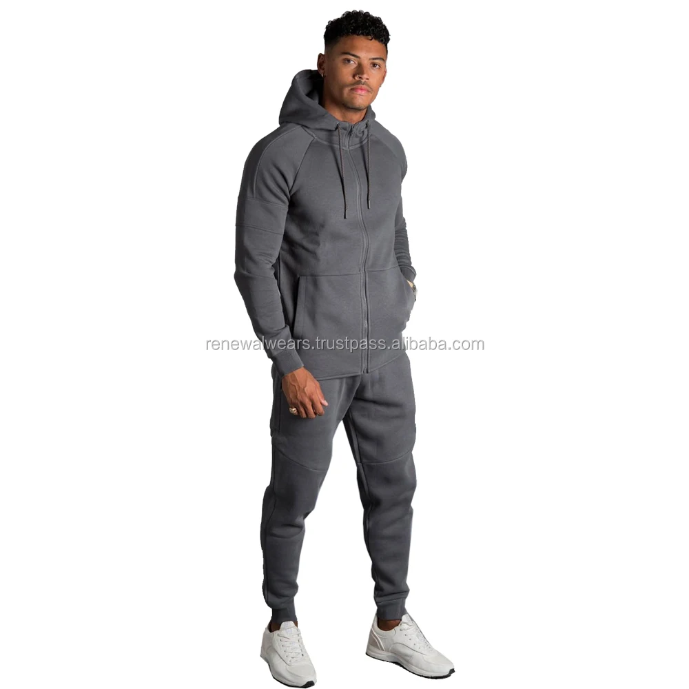 Premium Quality Men Sweatsuit Gym Bodybuilding Workout Clothing Man
