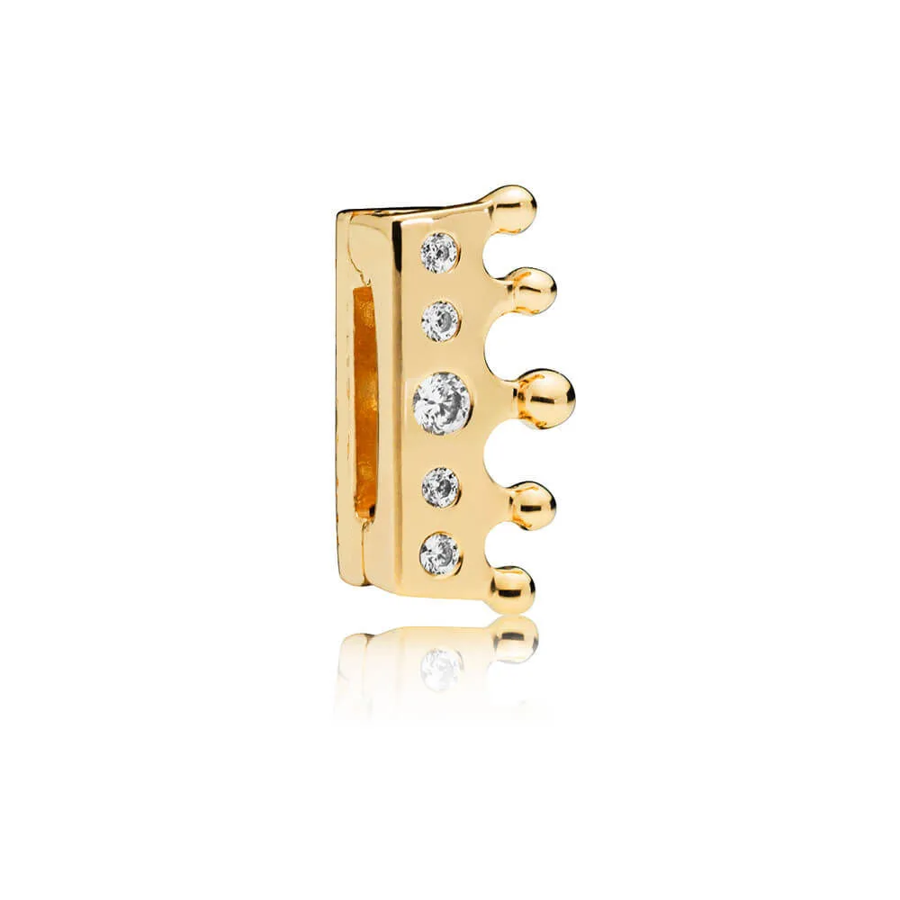 

High Quality Crown Shape 18k Rose gold Charm, N/a