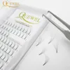 5D C Curl 0.07 mm Thickness 9-15mm Russian Volume Premade Fans Quewel Lash 12 Lines/Tray Short Stem Bottom Tape Thin Roots