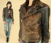Handmade Womens Original leather Jacket Biker Fashion Jacket