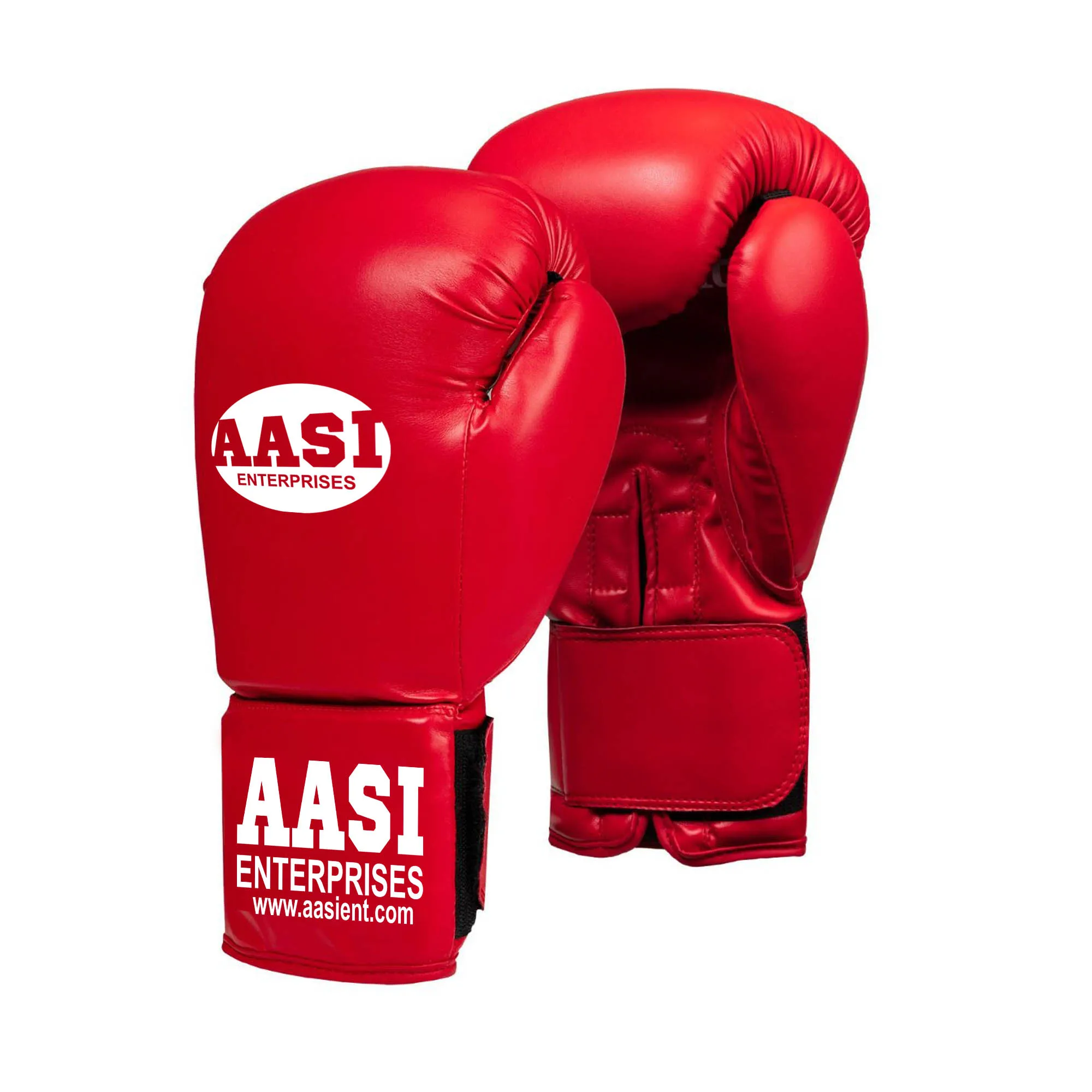 定制徽标在牛皮皮革 pkaistan 拳击手套