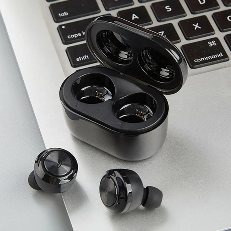 

Amazon New Retail OEM Handfree Customize With Logo Mini Small A6 Wireless Earphone Bluetooth TWS Earbuds With Charging Case