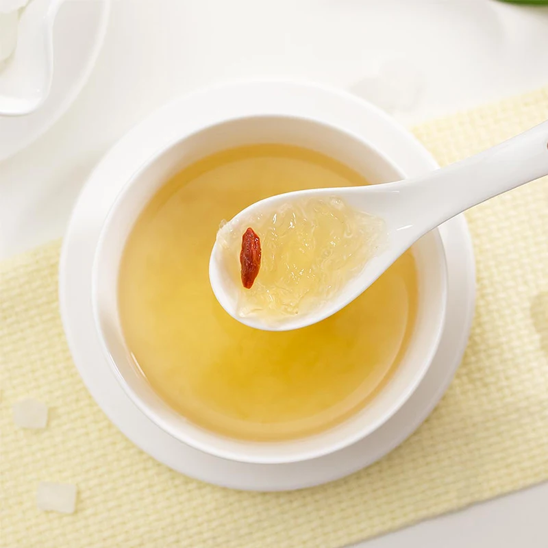 
High Grade Golden Silk Swallow Bird Nest Drink With Collagen 