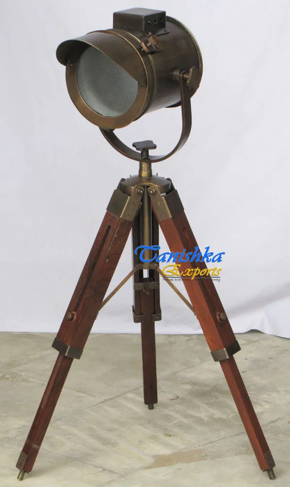 Designer Vintage Nautical Spotlight Search Light Adjustable Table Beautiful Lamp 