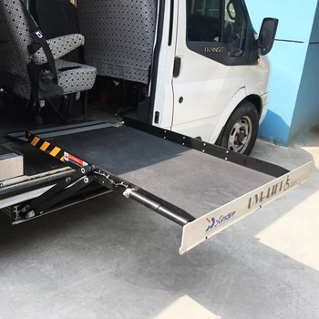 Hydraulic wheelchair lifts for cars