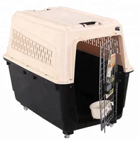 

Outdoor Dog Kennel for Pet Travel Easy To Move Dog Carrier Cage