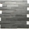 Indian Black Slate Ledge Stone, South Grey Stack Stone, Wall Cladding Panels