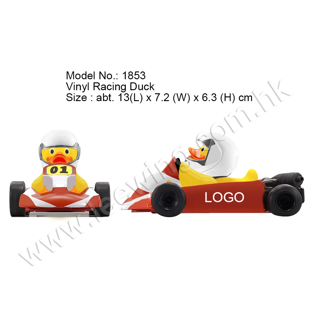 High Quality Custom Speed Racing Car Motor Yellow Rubber Duck