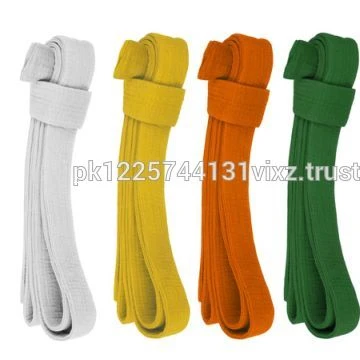 Karate colore cinture Arti marziali cinture di grado Cotone Judo BJJ Taekwondo Cinture Karate