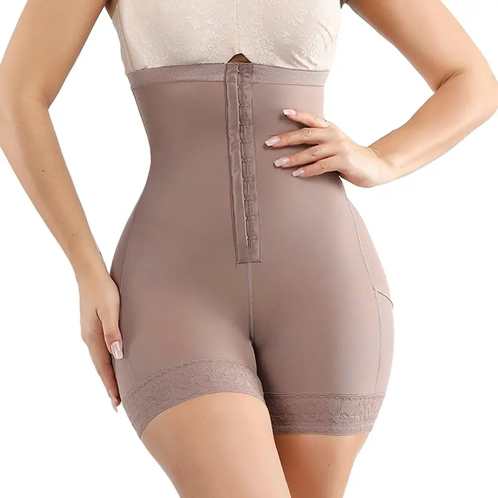 

Enhancer Brown Lace Hemline Queen Size Butt Lifter Shaper