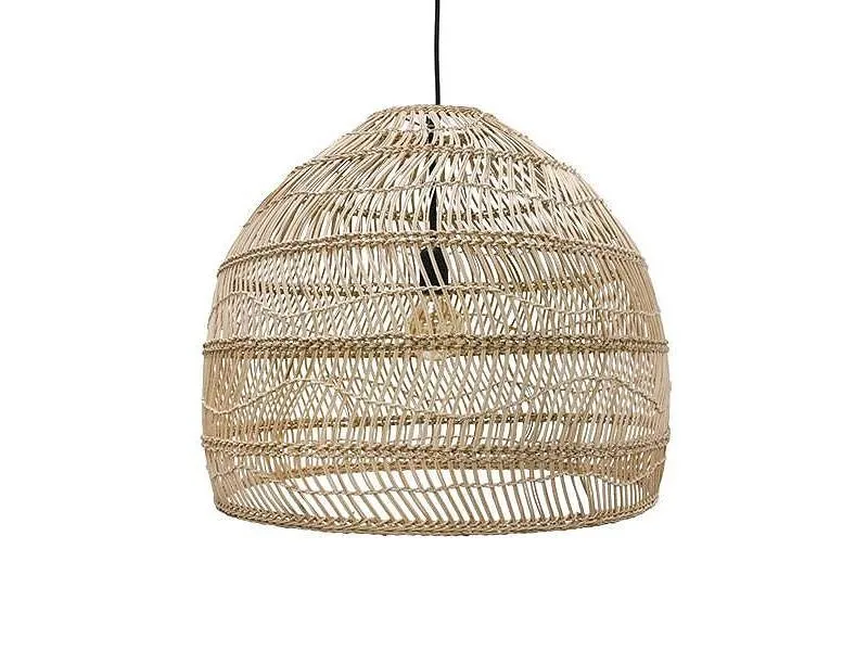 Floor Lamp Rattan Handicrafts Decorative Straw Lighting Natural ...