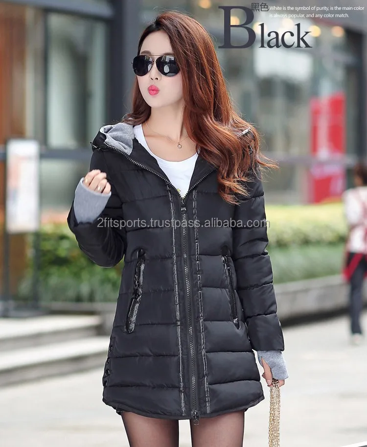 hooded warm coat womens