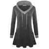Sweatshirt Tunic Hoodies with Pockets Women's V Neck Pullover Casual