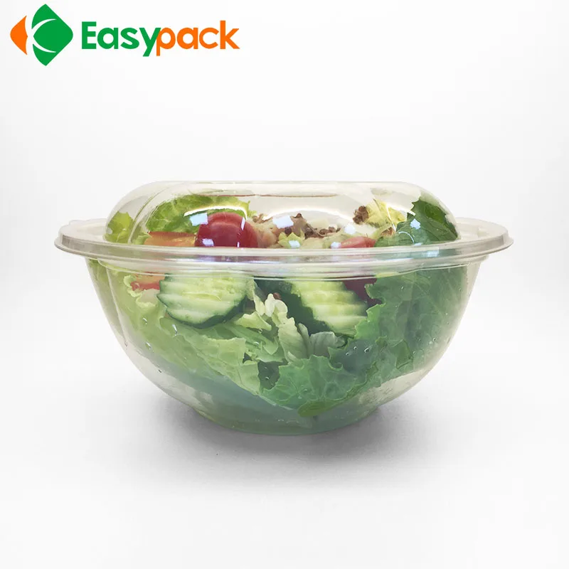 Recyclable Pet Disposable 32oz Take Out Salad Bowls Plastic - Buy Food ...