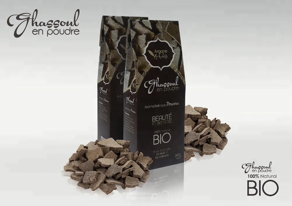 
Rhassoul Ghassoul Lava Clay for Body & Hair & Skin Care - Pure & Premium grade 