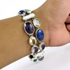 Splendid 2019 new year bracelet 925 sterling silver jewelry multi gemstone bracelets wholesaler