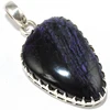 Delicate Love Power Charoite Claw Setting 925 Sterling Silver Pendant, Wholesale Silver Jewelry, Silver Jewellery Supplier
