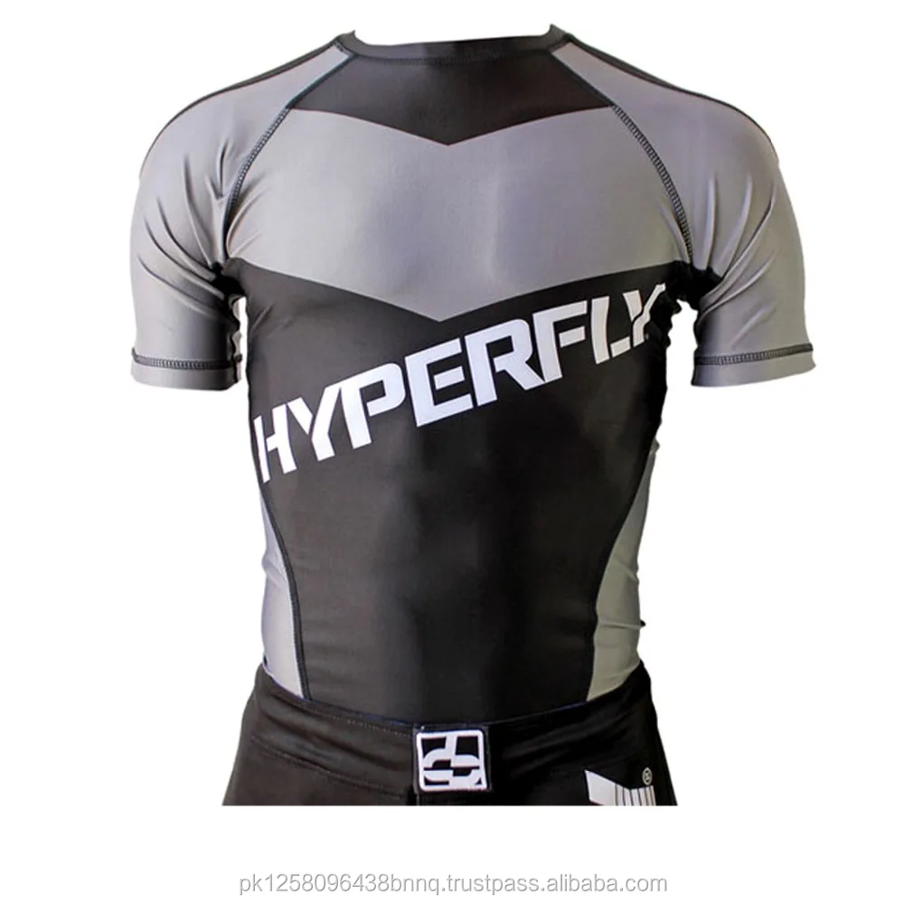 Customized Digital Printed Mma Rash Guards / Rash Guards Bjj / Surfing